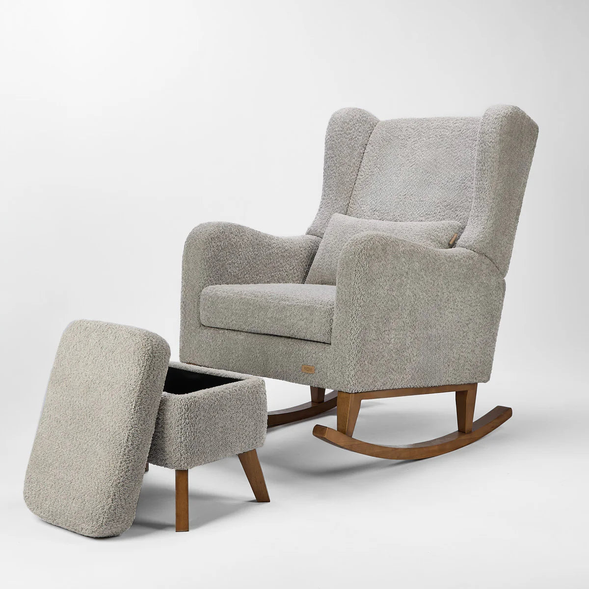 Harper Wingback Rocking Chair & Footstool