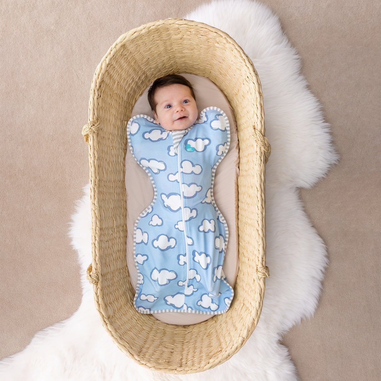 Love to Dream – Swaddle Up™ 1.0 TOG Daydream Dusty Blue