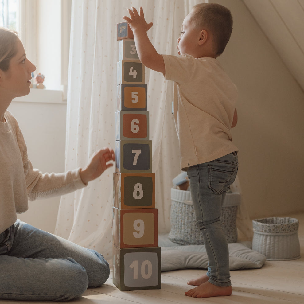 Little Dutch Forest Friends Stacking Blocks