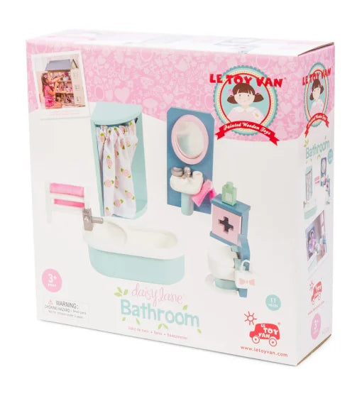 Wooden Dolls house Bathroom Furniture (Classic) - KiDSiE