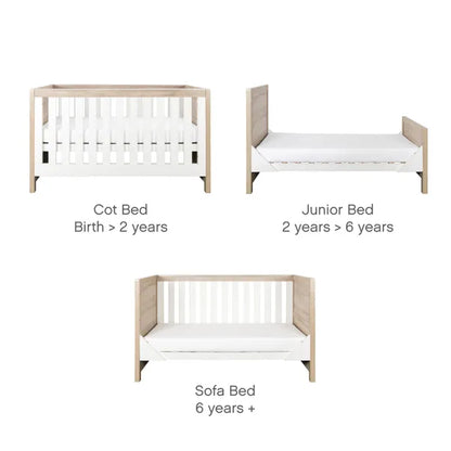 Tutti Bambini Modena 3 in 1 Cot Bed