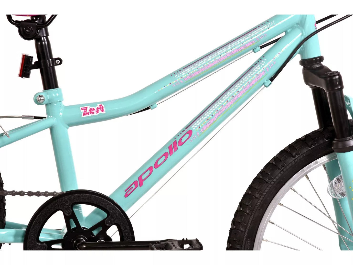 Apollo Zest Junior Mountain Bike Pink Saddle - 20" Wheels