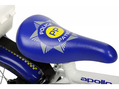 Apollo Blue Police Patrol Kids Mitts - 14" Wheel