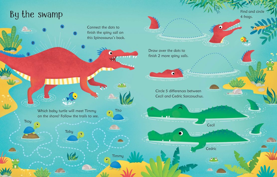 Usborne Dinosaur Activity Book