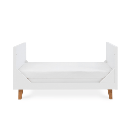 Tutti Bambini Como Cot Bed White & Rosewood