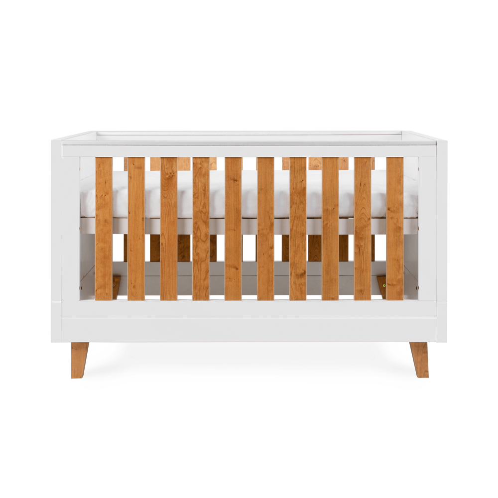 Tutti Bambini Como Cot Bed White & Rosewood