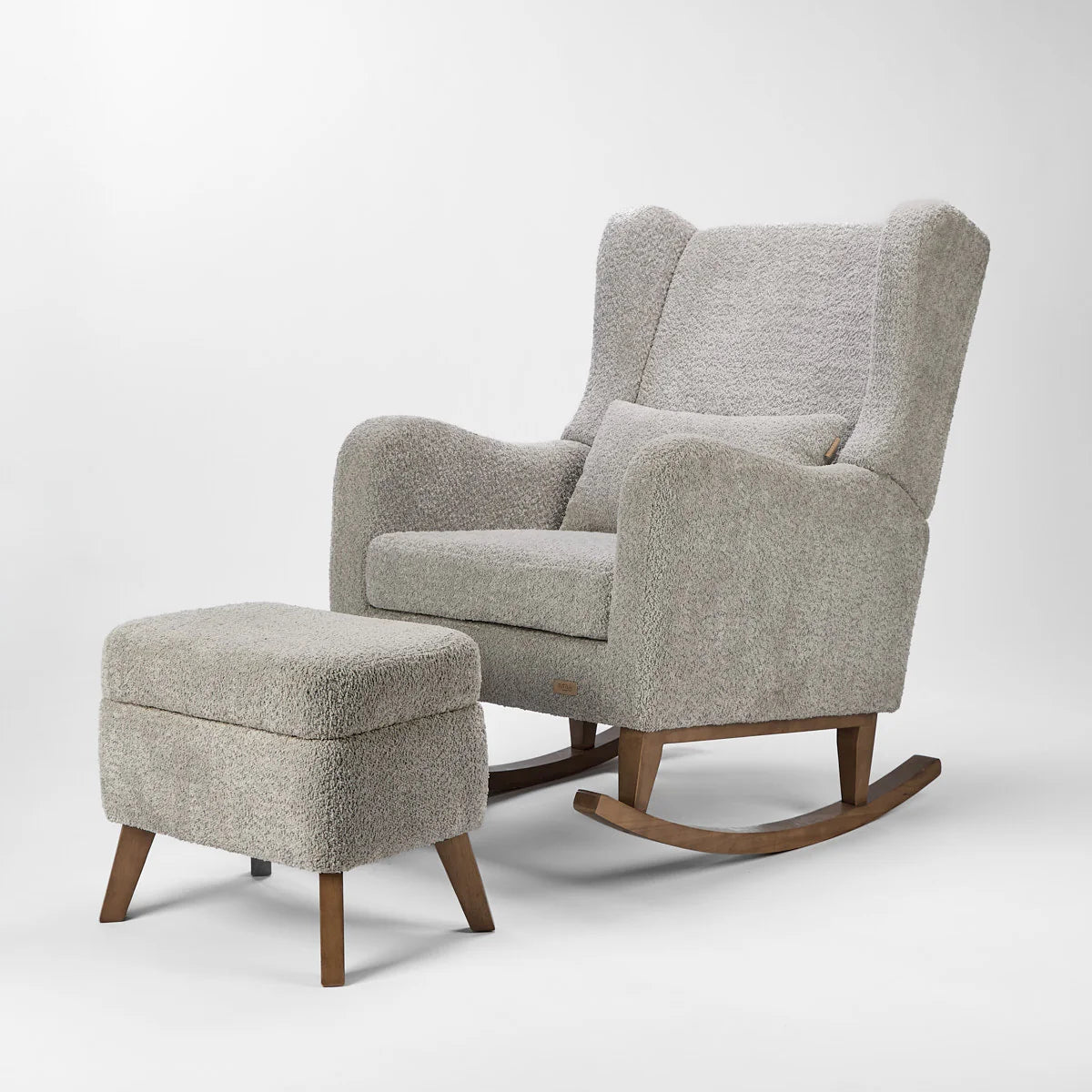 Harper Wingback Rocking Chair & Footstool