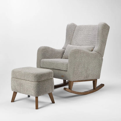 Harper Wingback Rocking Chair & Footstool