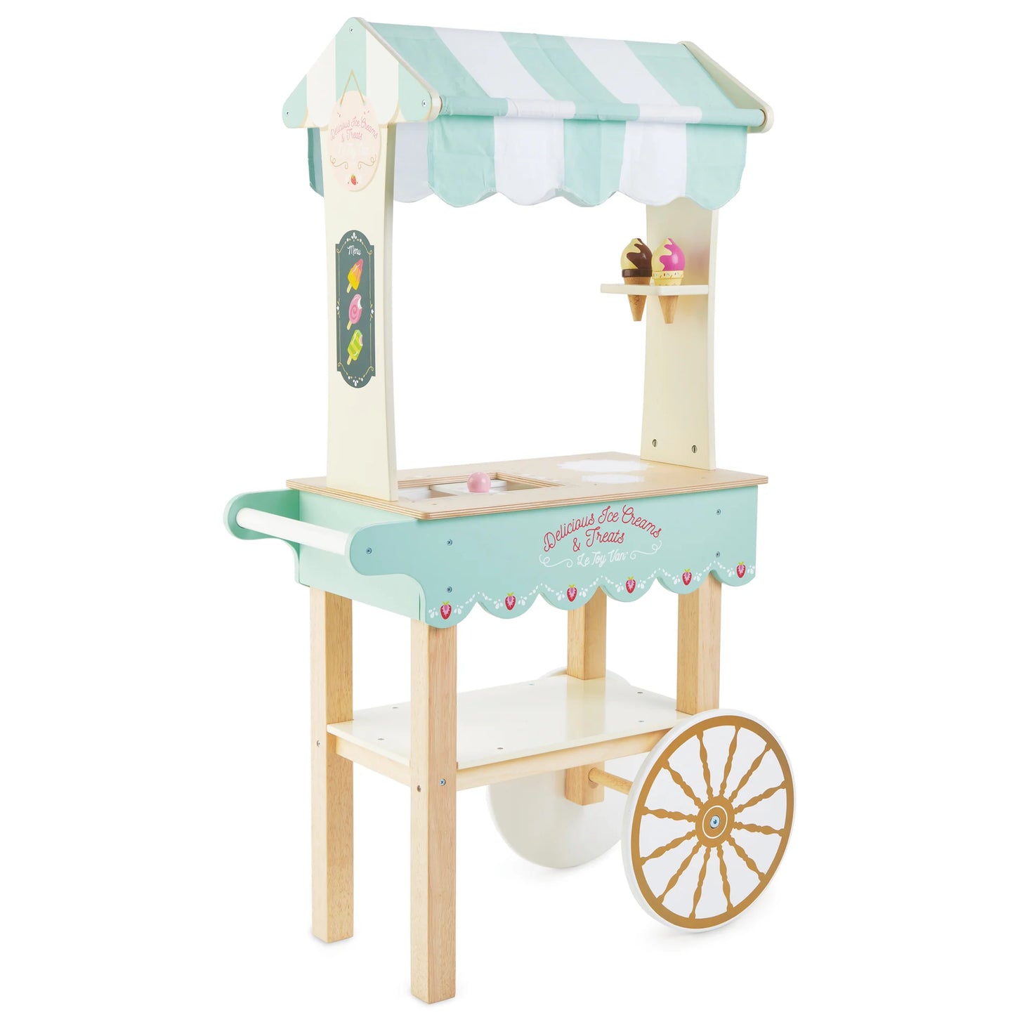 Le Toy Van Ice Cream Trolley Market Stall