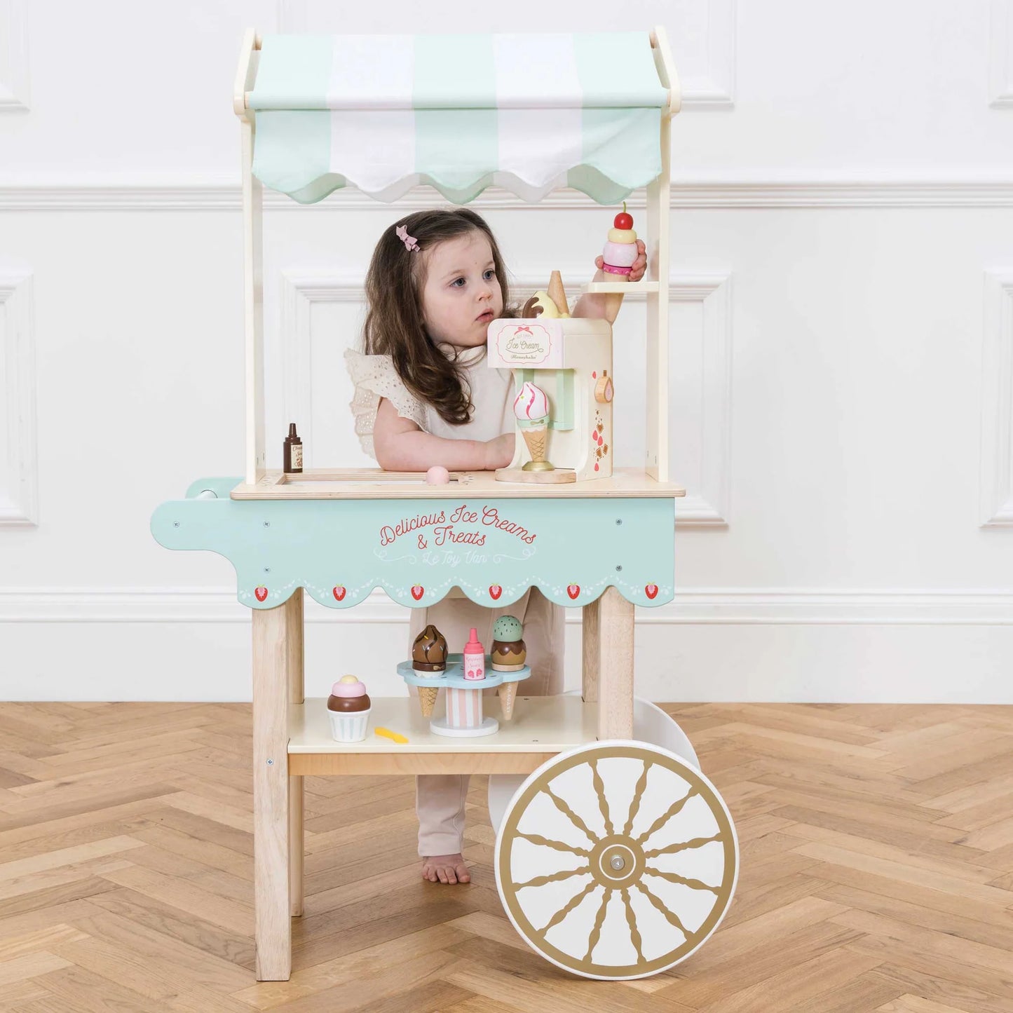 Le Toy Van Ice Cream Trolley Market Stall