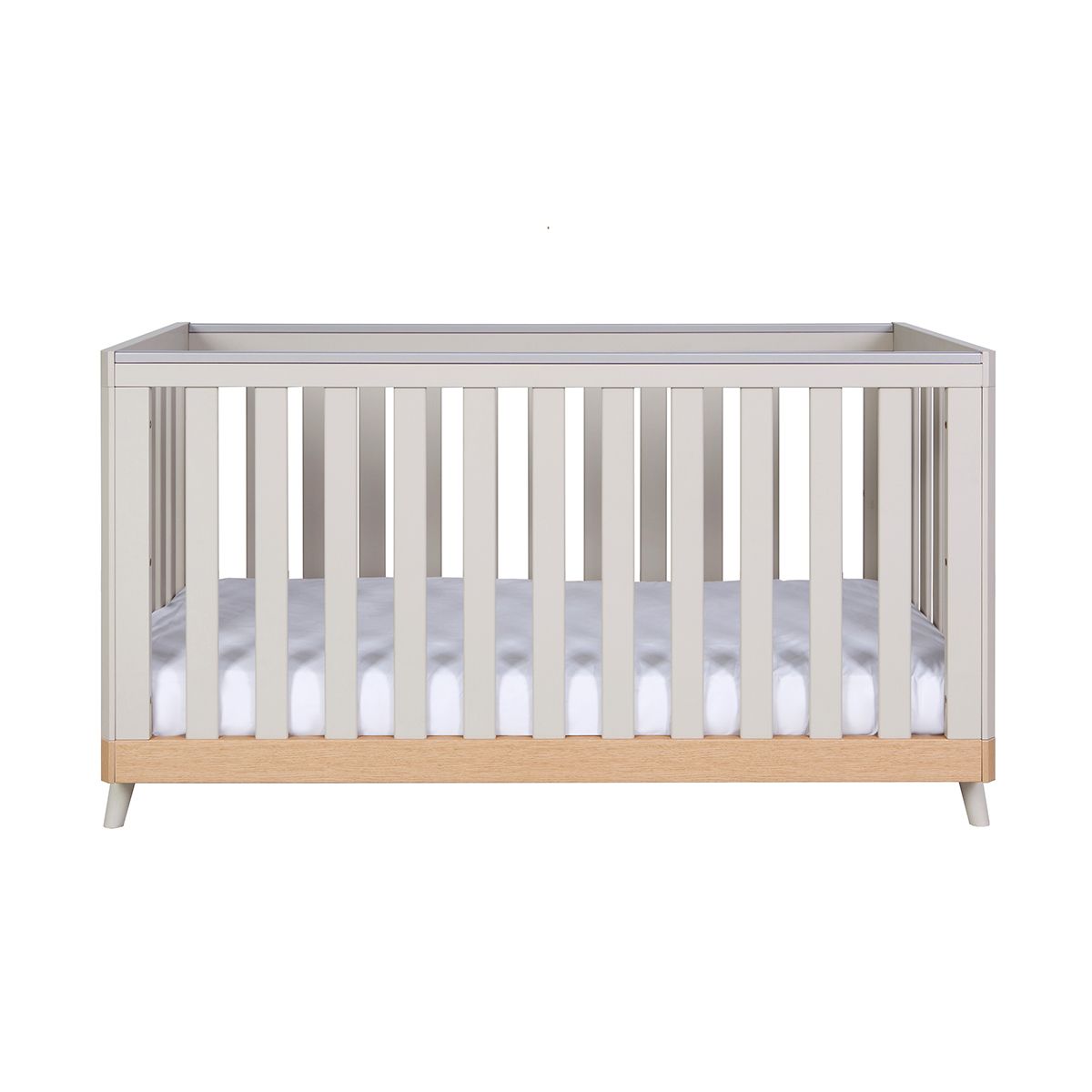Tutti Bambini Hygge Cot Bed Light Oak/White Sand