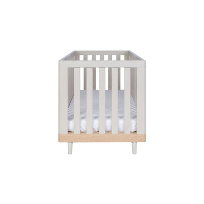 Tutti Bambini Hygge Cot Bed Light Oak/White Sand