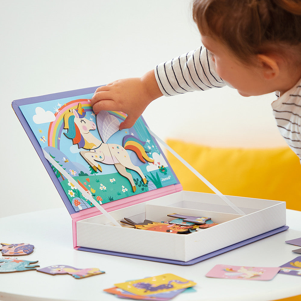 Janod Magneti Book Unicorn